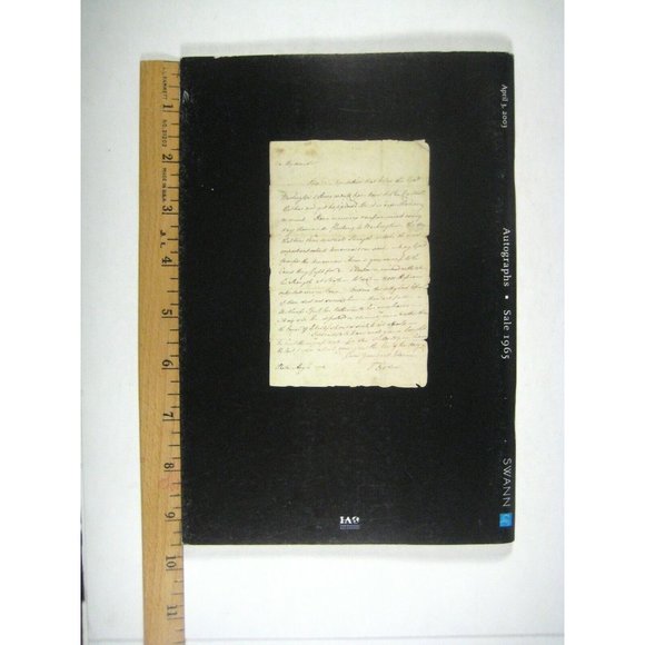 SWANN Catalog Autographs 2003 PPB PT Barnum Robert E Lee Herbert Hoover 1965 - Picture 5 of 5